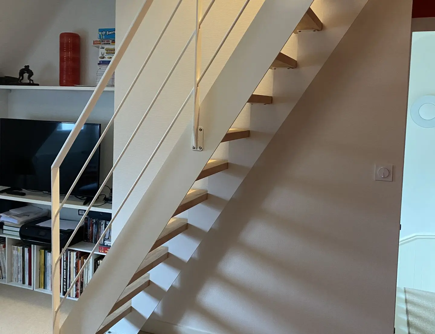 Escalier thermolaqué