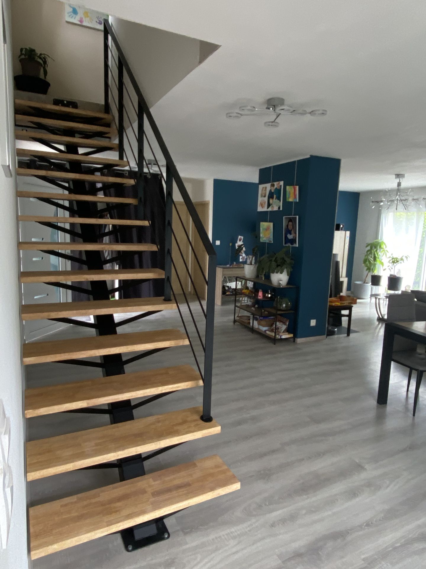 Escalier droit